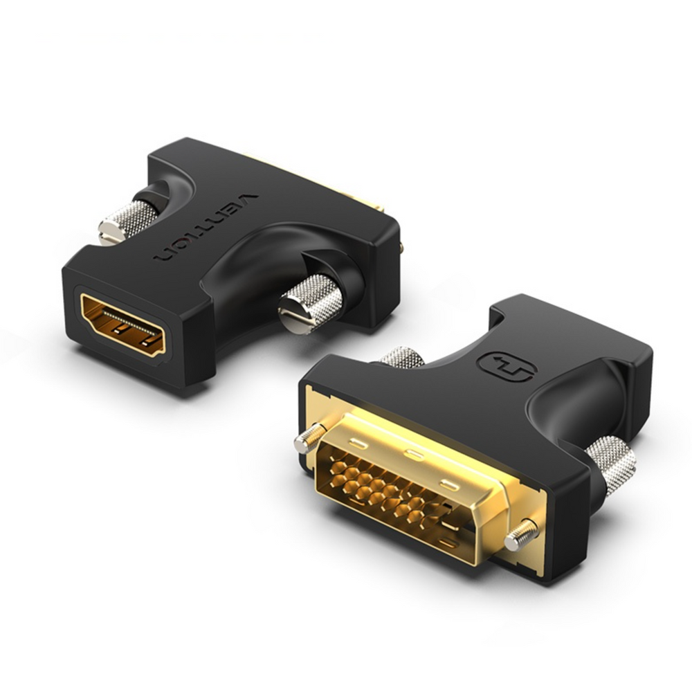 VEN-AILB0 - Vention HDMI Female to DVI (24+1) Male Adapter Black