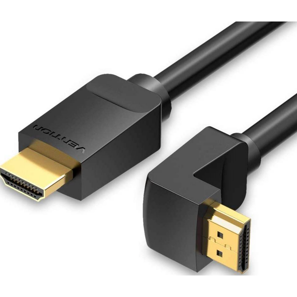 VEN-AAQBH - Vention HDMI Right Angle Cable 270 Degree 2M Black