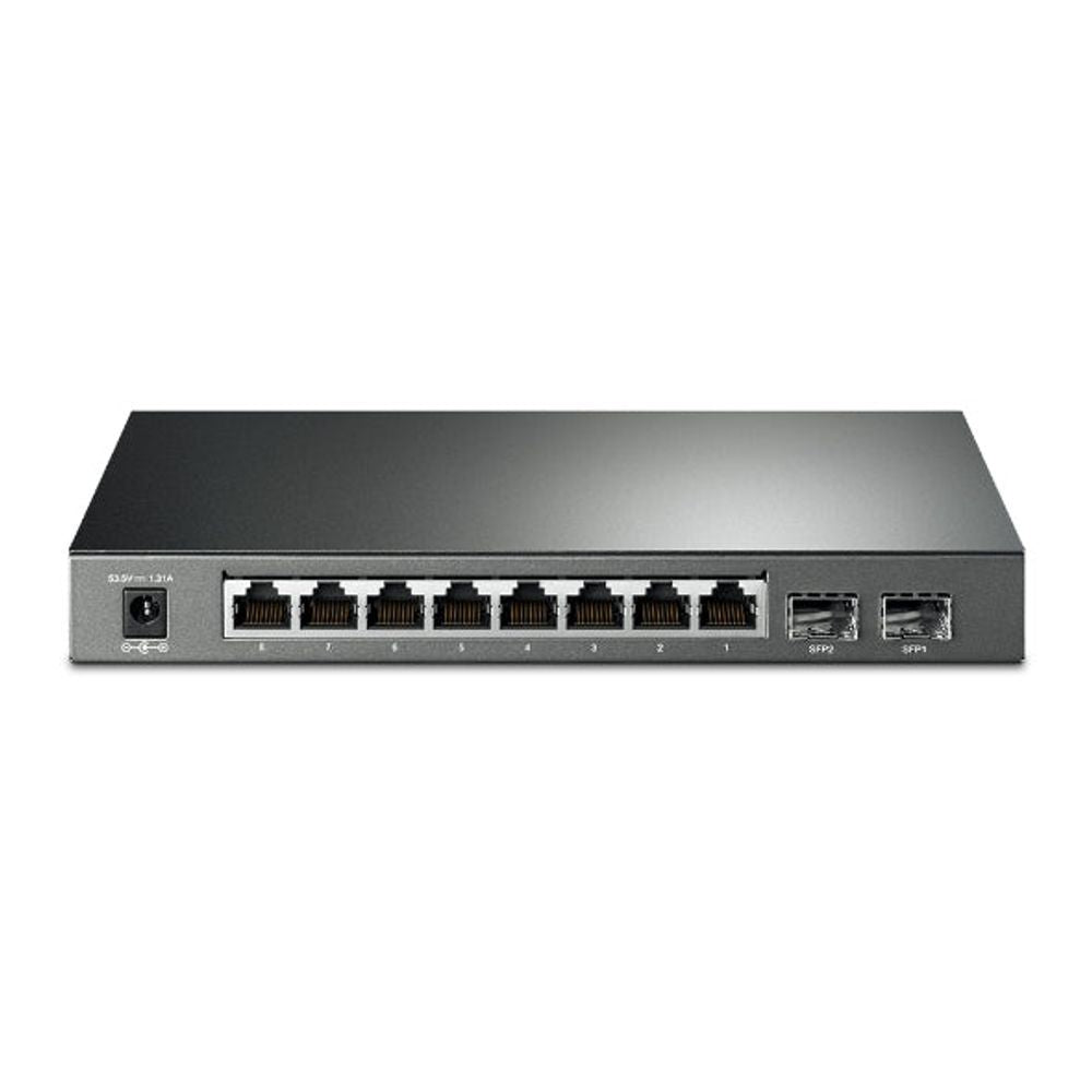 TL-SG2210P - TP-LINK TL-SG2210P 8-Port Gigabit Smart PoE Switch with 2 SFP Slots