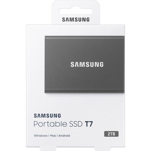 MU-PC2T0T/WW - Samsung T7 MU-PC2T0T/WW 2 TB Portable Solid State Drive - External - P