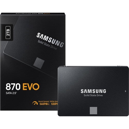 MZ-77E2T0BW - Samsung 870 EVO MZ-77E2T0BW 2 TB Solid State Drive - 2.5" Internal - S