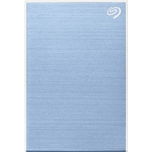 Seagate One Touch STKY1000402 1 TB Portable Hard Drive - External - Light Blue -