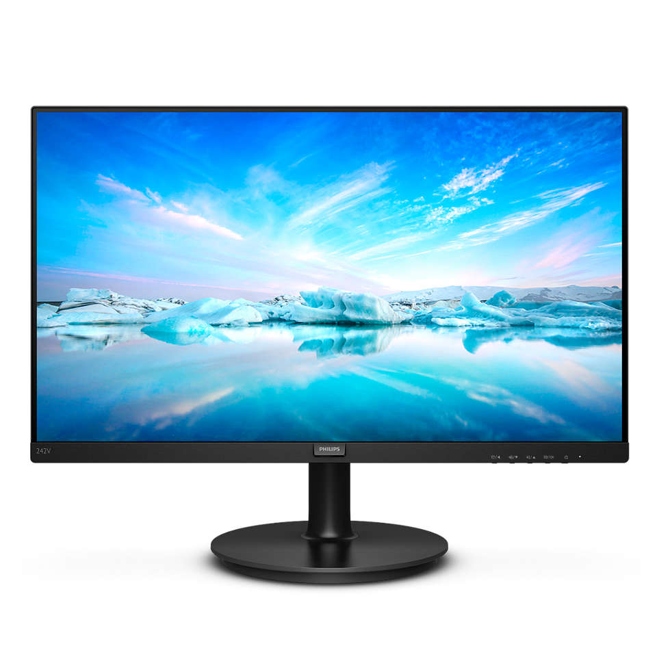 242V8A/75 - Philips 60.5cm (23.8") Full HD WLED LCD Monitor - 16:9