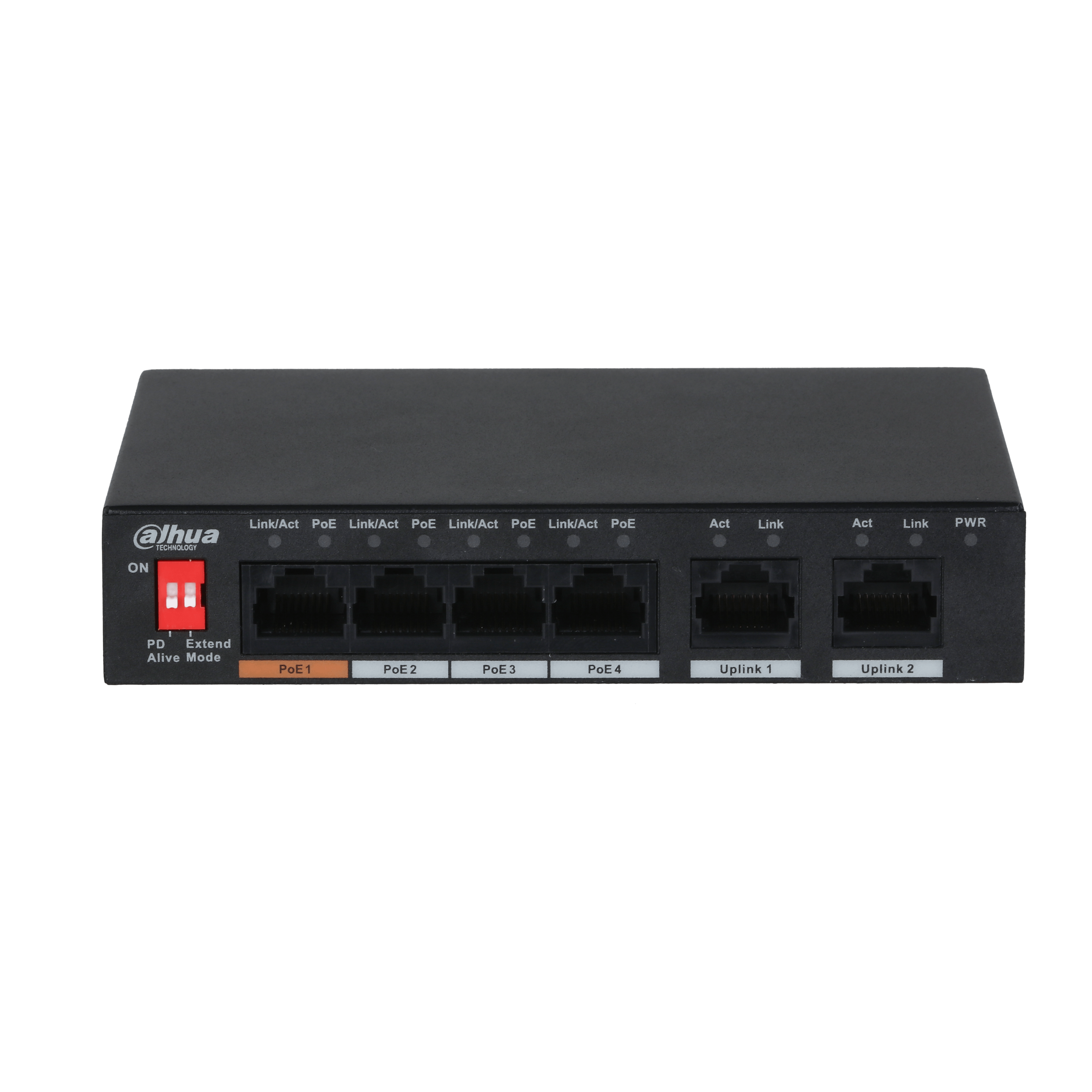 DH-PFS3006-4ET-60-V2 - Dahua - 6-Port 10/100Mbps Unmanaged Desktop Switch with 4 PoE Ports