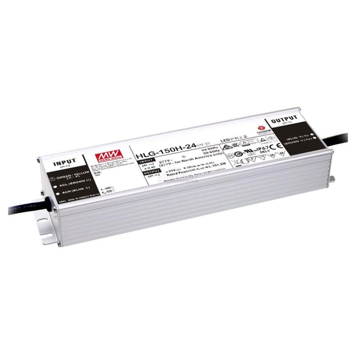 HLG-150H-24B - Mean Well LED 90-305VAC/24VDC 6.3A