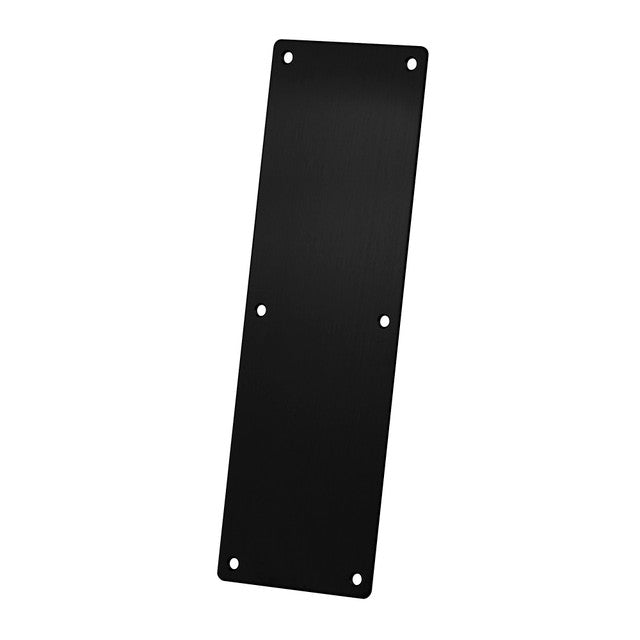 PP1.x - Door Plain Plate 100 x 300 x 1.8mm - Stainless Steel or Black Door Plain Plate 100 x 300 x 1.8mm - Black