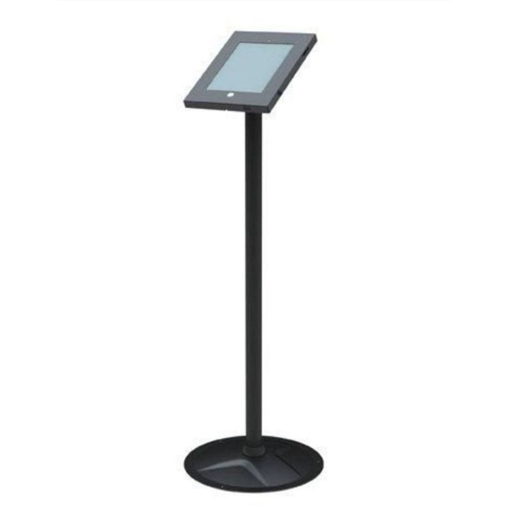 BT-PAD12-02A - Bracom Anti-Theft Secure Enclosure Floor Stand for iPad 2,3,4,Air & Air 2 - Black