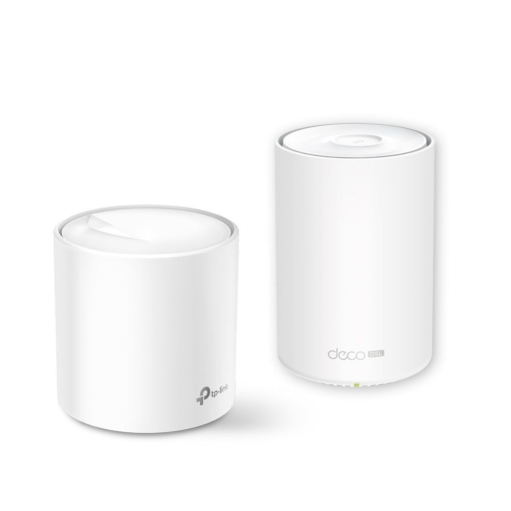 TL-DECOX20-DSL-2P - TP Link Deco X20-DSL(2-pack), AX1800 VDSL Whole Home Mesh WiFi 6 System