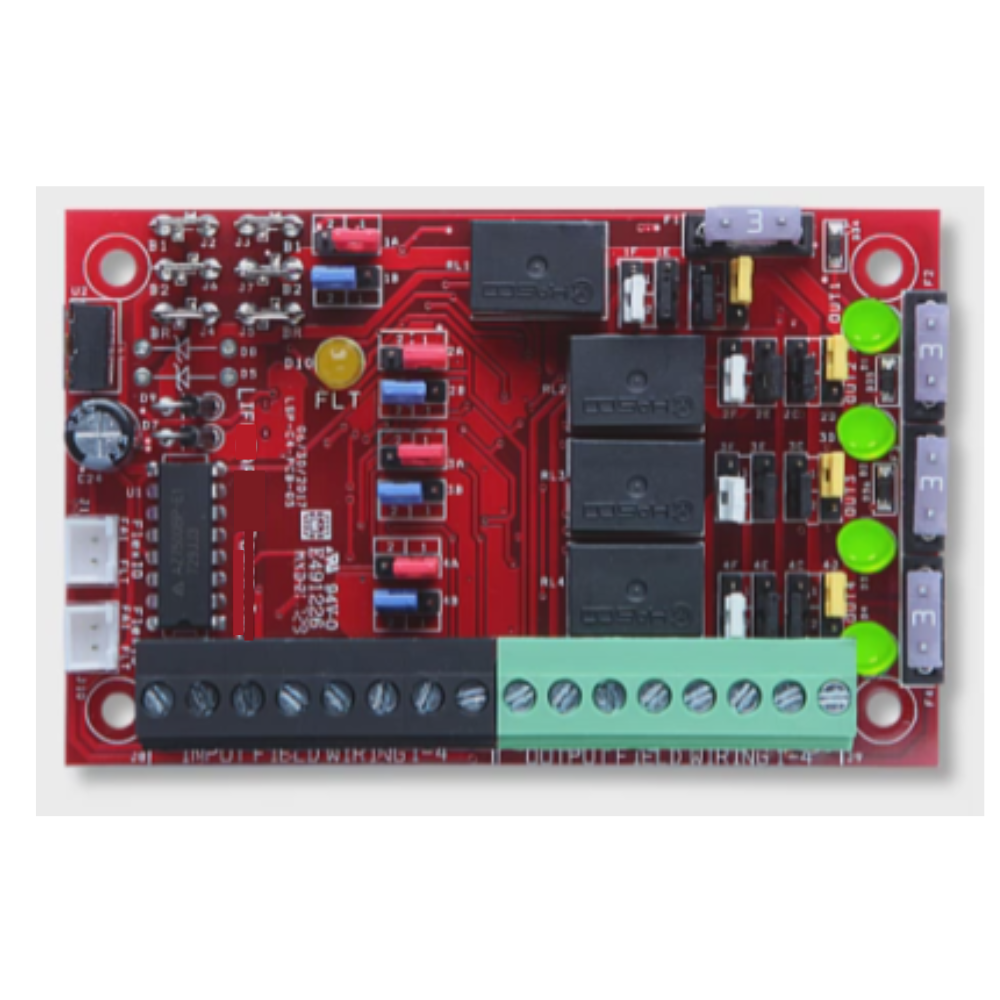 FPAC-BC4 - FERN360 4 Out Lock distribution module, fused at 3A per Output, each Output selectable for FAI, failsafe, failsecure, Bus1 or Bus2