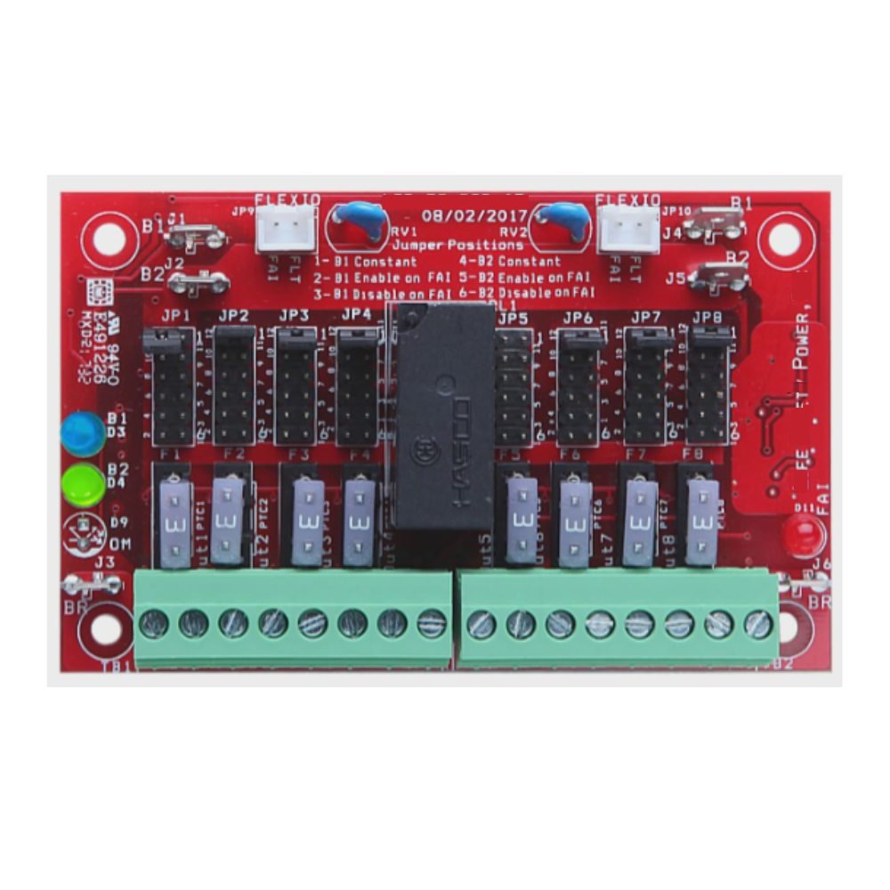 FPAC-BF8 - FERN360 8 Out FAI distribution module, fused at 3A per Output, each Output selectable for FAI, failsafe, fail-secure, Bus1 or Bus2