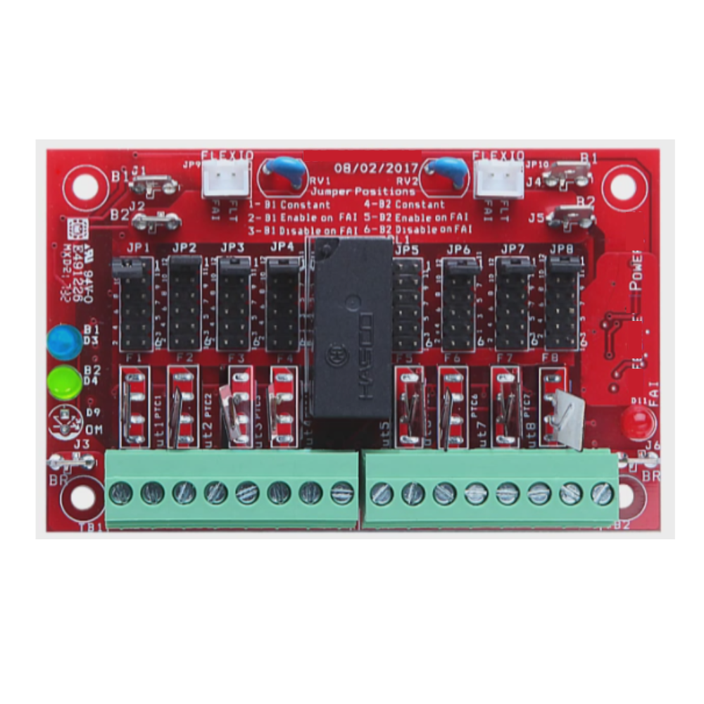 FPAC-BF8P - FERN360 8 Out FAI distribution module, power limited at 2.5A per Output, each Output selectable for FAI, failsafe, fail-secure, Bus1 or Bus2