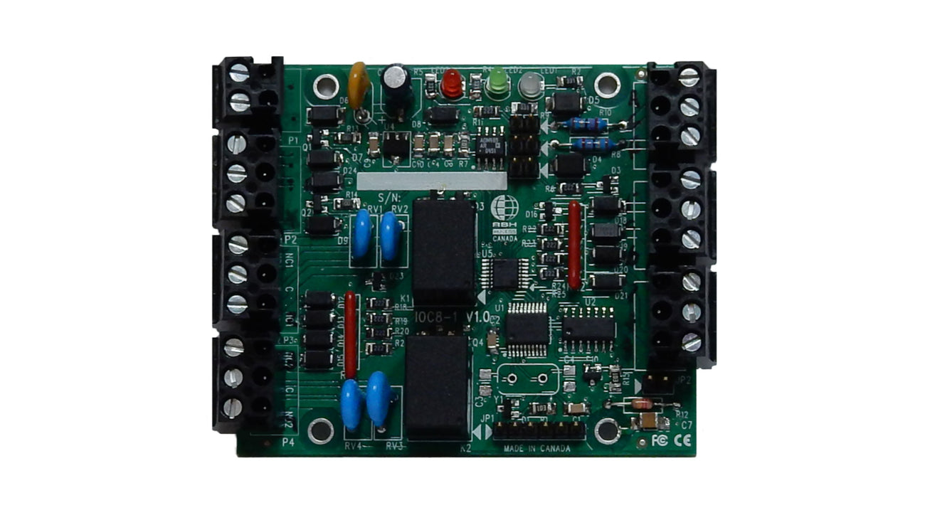 RBH-IOC8-4-4 - RBH Input and output module with 4 supervised inputs and 4 outputs