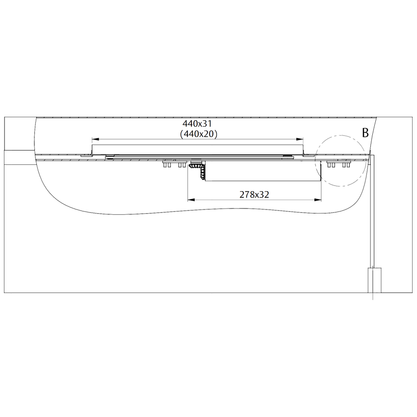 Lockwood Cam Action Concealed Door Closer