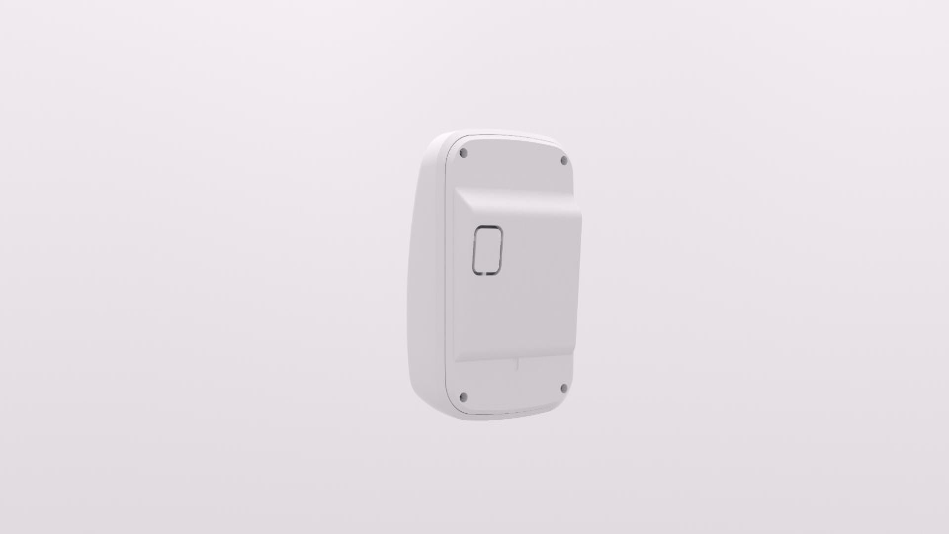 U-Prox PIR Combi VB White - Wireless motion and break glass detector - Vertical Barrier