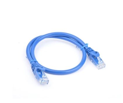 PL6A-0.25BLU - Cat 6a UTP Ethernet Cable, Snagless - 0.25m (25cm) Blue