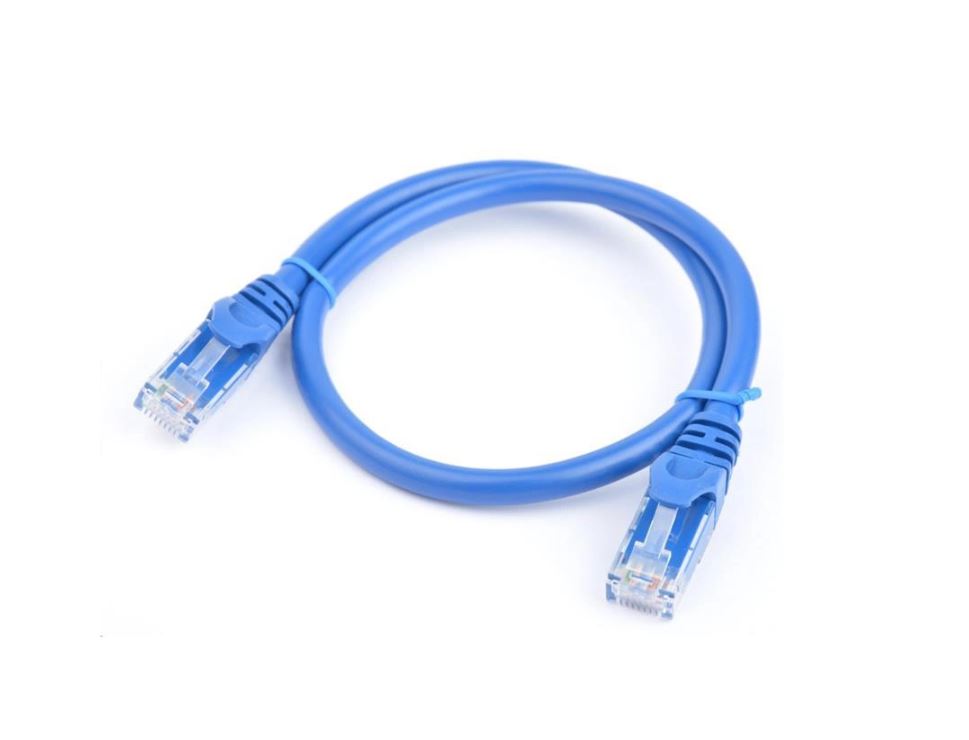 PL6A-0.5BLU - Cat 6a UTP Ethernet Cable, Snagless - 0.5m (50cm) Blue