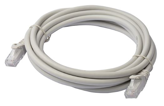 PL6A-1GRY - Cat 6a UTP Ethernet Cable, Snagless - 1m (100cm) Grey