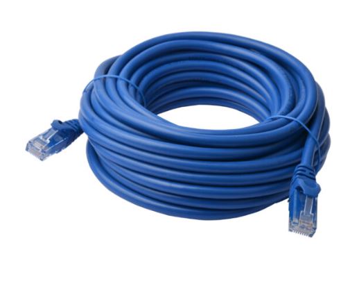 PL6A-20BLU - Cat 6a UTP Ethernet Cable, Snagless - Blue 20M