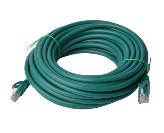 PL6A-20GRN - Cat 6a UTP Ethernet Cable, Snagless - Green 20M