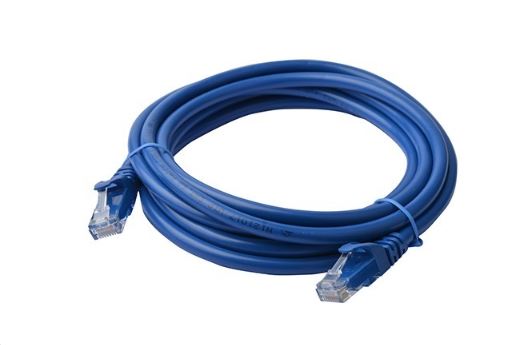 PL6A-3BLU - Cat 6a UTP Ethernet Cable, Snagless - 3m Blue