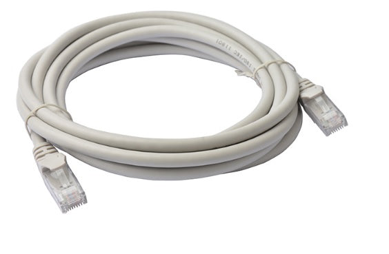 PL6A-3GRY - Cat 6a UTP Ethernet Cable, Snagless - 3m Grey