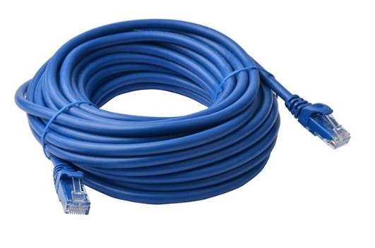 PL6A-50BLU - Cat 6a UTP Ethernet Cable, Snagless - 50m Blue