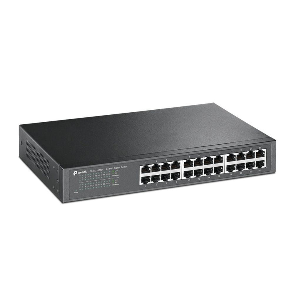 TL-SG1024D - TP-Link 24 Port Gigabit Desktop/Rackmount Switch 13-inch Steel Case