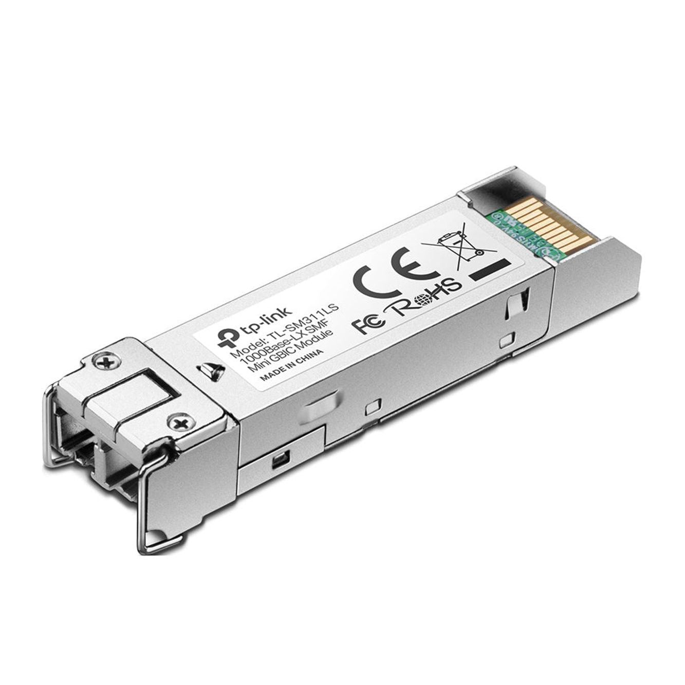 TL-SM311LS - TP-Link Gigabit SFP MiniGBIC module, Single-mode, LC interface, Up to 10km distance