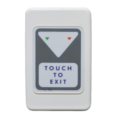 Prox-Rex - (Touch to Exit) is a touchless egress unit designed for use with Access Control Systems