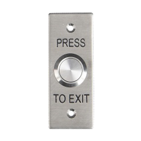 AES1910 - Small Stainless Steel Press to Exit Button Flush IP65