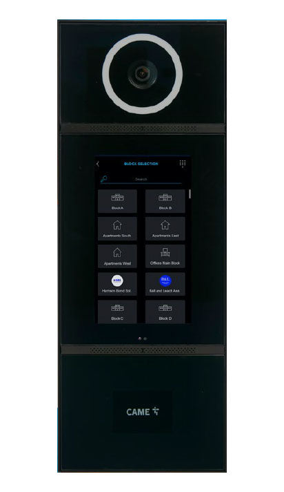 BPT-XVP-S - Wall Mounted Full Touch Screen Video Door Station for IP systems.