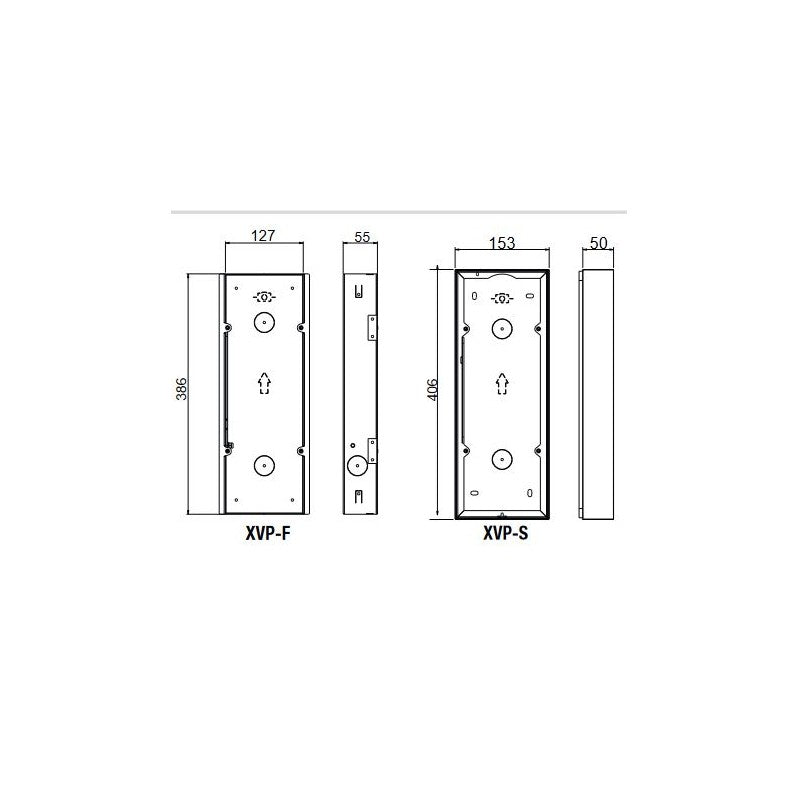 BPT-XVP-S - Wall Mounted Full Touch Screen Video Door Station for IP systems.