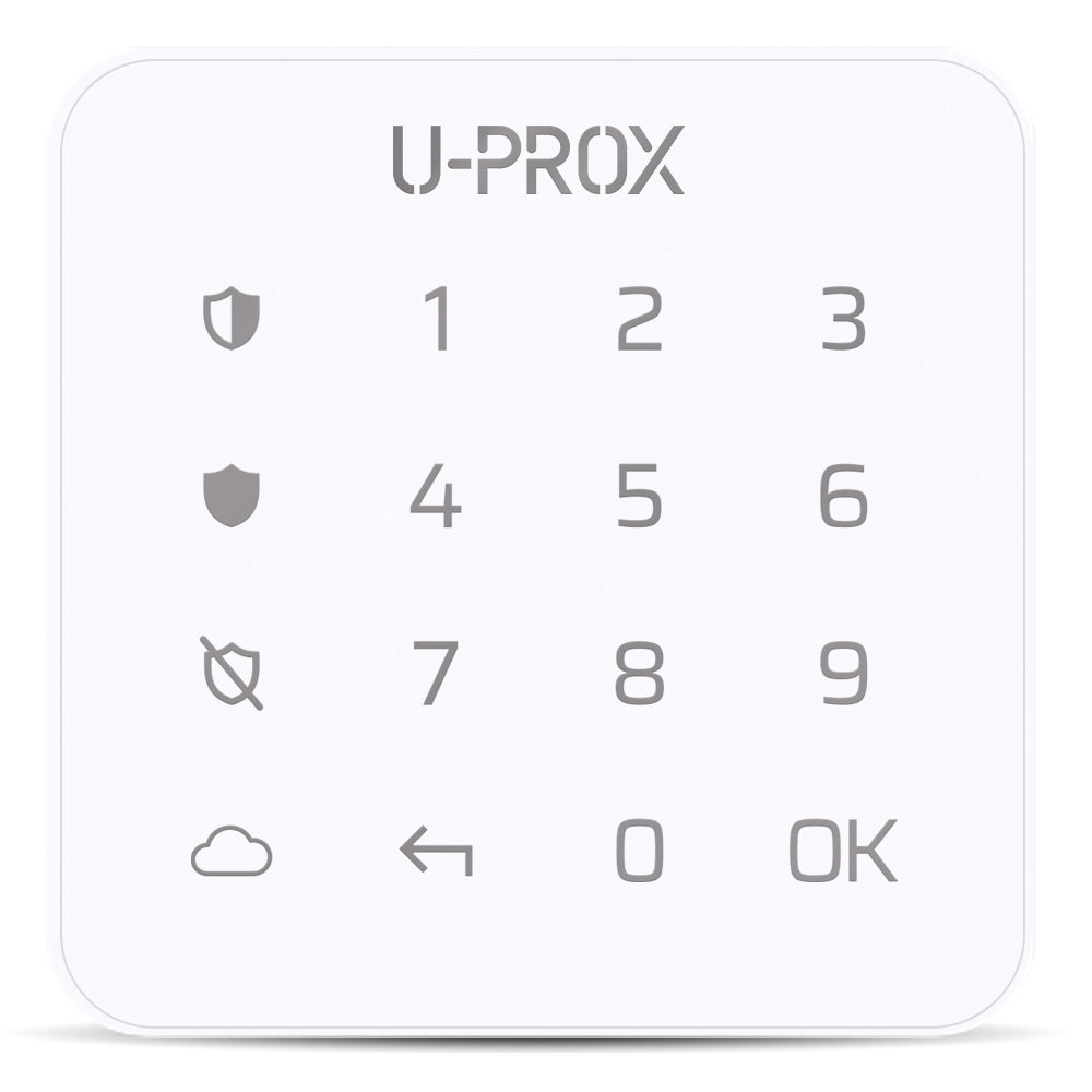 U-Prox-Kit4 - Wireless Control Hub, 2x PIR, 1x Contact, 1x Keypad, 1x Indoor Siren, 1x Outdoor Sounder