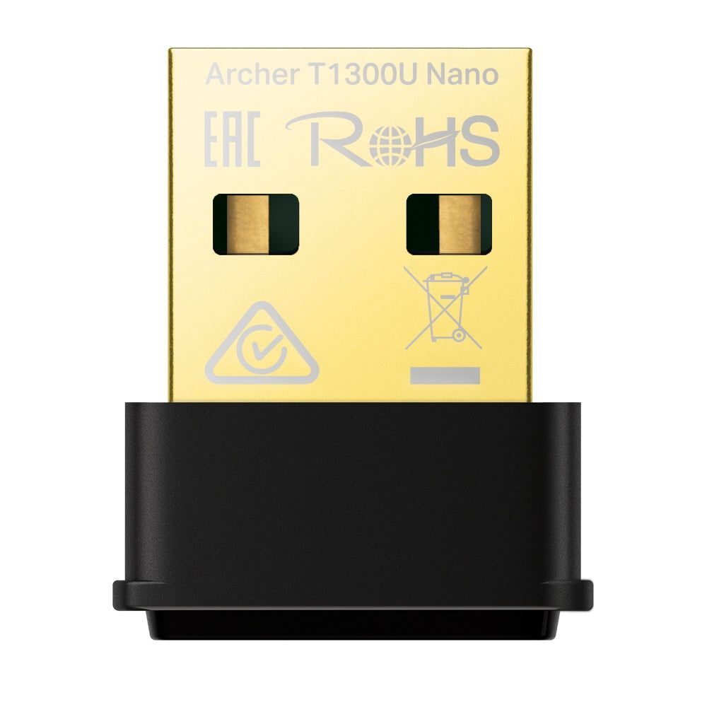 TL-ARCHERT1300UNANO - TP-Link Archer T1300U Nano, AC1300 Nano Wireless MU-MIMO USB Adapter