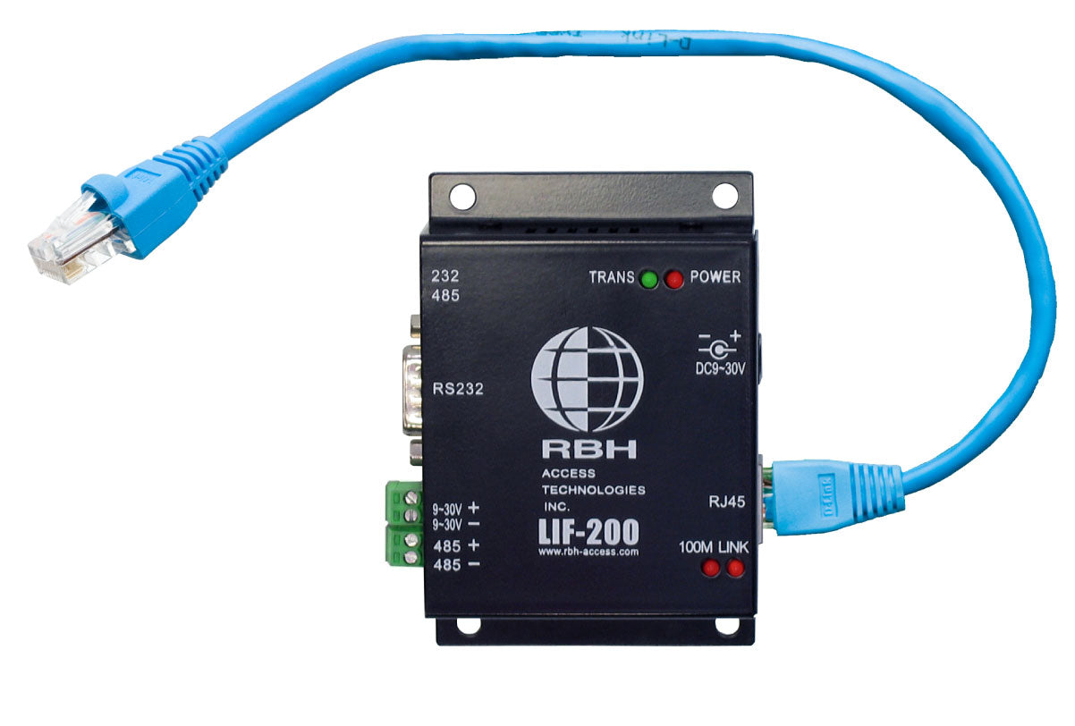 RBH-LIF-200 - RBH LAN Interface Module (TCP/IP) (10/100MB, RS232 and RS485)