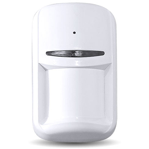 U-Prox PIR Combi VB White - Wireless motion and break glass detector - Vertical Barrier