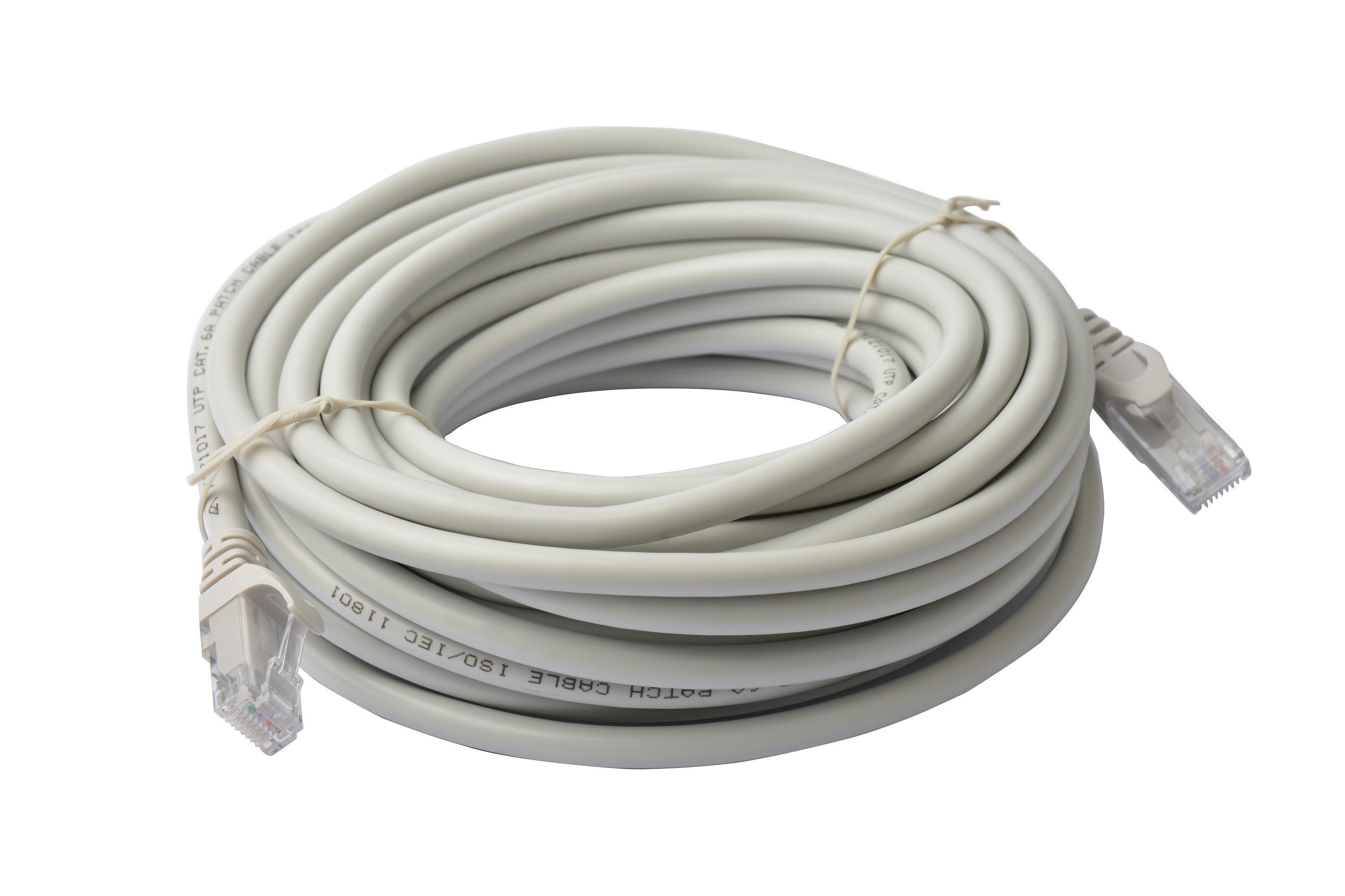 PL6A-50GRY - Cat 6a UTP Ethernet Cable, Snagless - 50m Grey