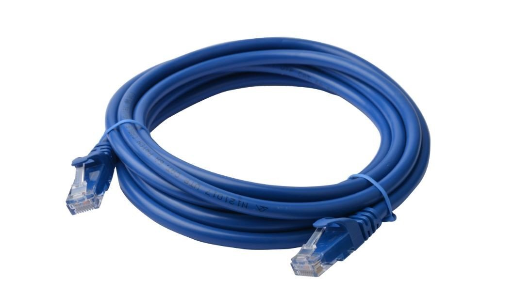 PL6A-30BLU - Cat 6a UTP Ethernet Cable, Snagless - 30m Blue