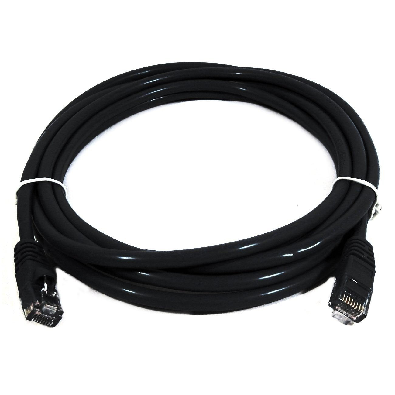 PL6A-20BLK - Cat 6a UTP Ethernet Cable, Snagless - Black 20M