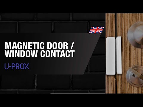 U-Prox Wireless Magnetic Door Contact Plus. Wired input and customizable output. 3 Zone Settings-3