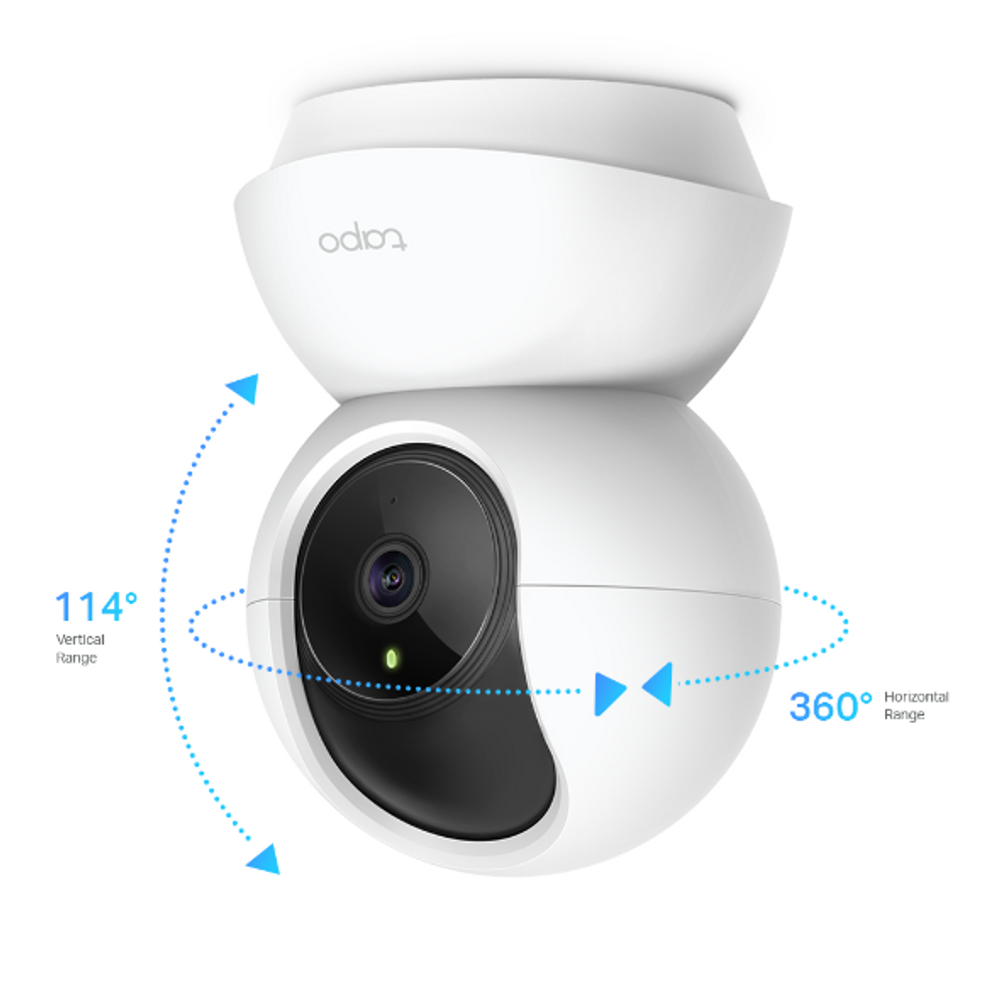 TL-TAPOC200P2 - TP-Link Tapo C200P2 Pan/Tilt Outdoor Security Wi-Fi Camera, 1080P,- 2 Pack