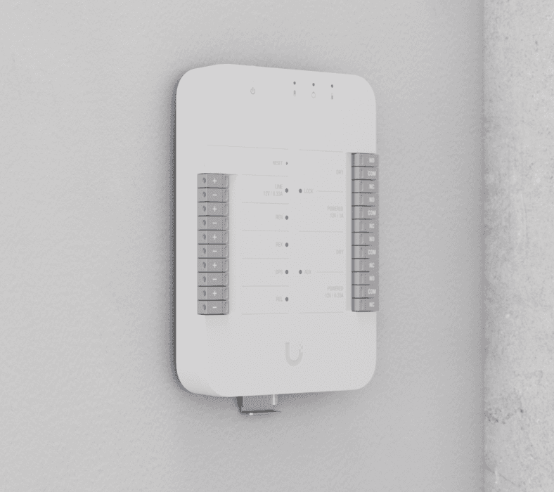 UA-HUB - Ubiquiti Access Hub - DIN Rail Mountable for Door, Lock, Access Control Device, Door Opener