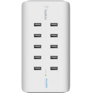 B2B139AU - Belkin RockStar 10-Port USB Charging Station - 120 W - 5 V DC/2.40 A Output