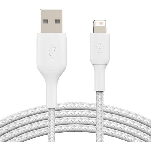 CAA002BT2MWH - Belkin Lightning/USB Data Transfer Cable - 2 m Lightning/USB Data Transfer Cable - First End: Lightning