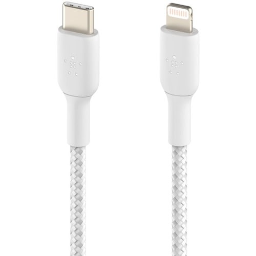 CAA004BT2MWH - Belkin Lightning/USB-C Data Transfer Cable - 2 m Lightning/USB-C Data Transfer Cable