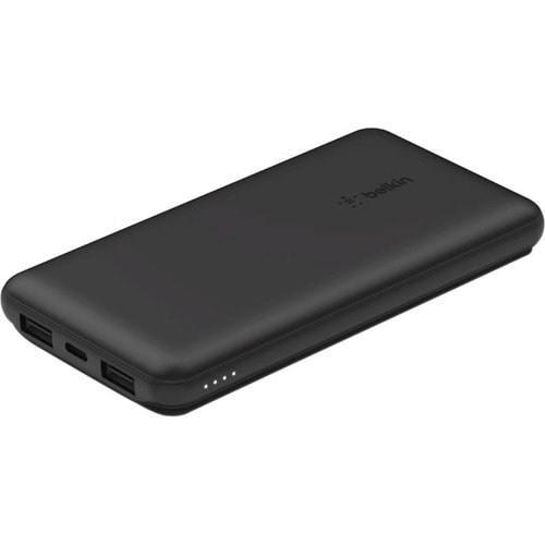 BPB011BTBK - Belkin BOOST CHARGE Power Bank - For iPhone - Lithium Ion (Li-Ion) - 10000 mAh - 3 x USB - Black