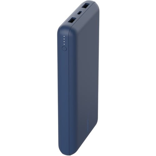 BPB012BTBL - Belkin BOOST CHARGE Power Bank 20K - For Smartphone, iPad Air, iPad mini - 20000 mAh - 3 x USB - Blue