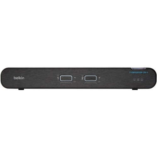 F1DN102KVM-UN-4 - Belkin Universal 2nd Gen Secure KVM Switch w/ CAC - 2 Computer(s) - 1 Local User(s) - 3840 x 2160