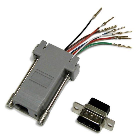 A-D9MRJ45 - Dynamix DB9 Male to RJ45 Adaptor (8 Wire)