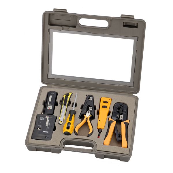 TC-NWK10 - SPROTEK 10 Piece Network Installation Tool Kit.